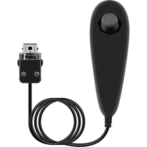 Kal-Manette Nunchuck Filaire Basée Sur Le Mouvement Pour Nintendo Wii Console Jeu Vidéo Couleur Noir