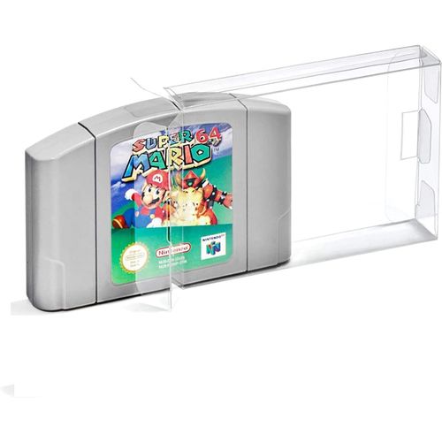 Kal-X Boitier De Protection Plastique Pour Cartouche De Jeu Compatible Avec Console Nintendo 64 - N64