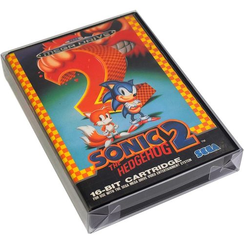 Kal-X Boitier De Protection Plastique Pour Boite De Jeu Compatible Avec Console Sega Megadrive - Genesis Et Master System