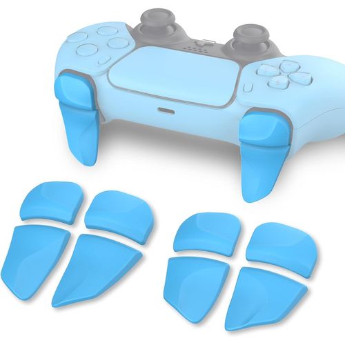 Kal-Bouton Manette Pour Ps5 Gâchette Protection Pour Ps Portal,Trigger Stop Pour Ps5 Edge Controller Accessoires Extension2 Pairs-Bleu Étoilé