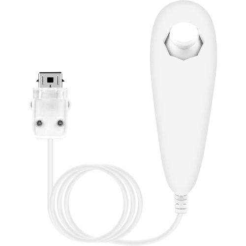 Kal-Manette Nunchuck Filaire Basée Sur Le Mouvement Pour Nintendo Wii Console Jeu Vidéo Couleur Blanc
