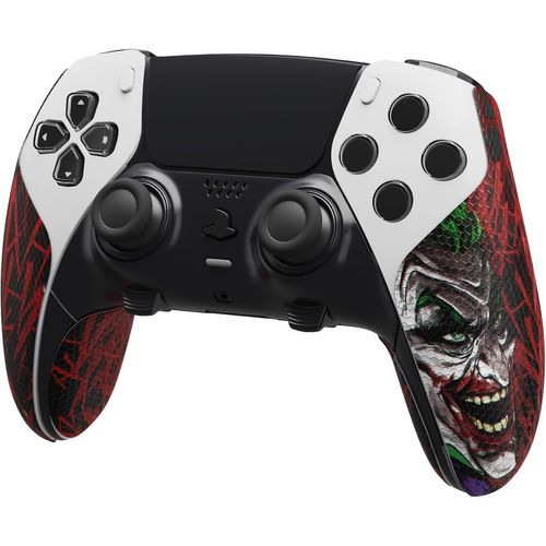 Kal-Protection Pour Ps5 Edge Grip Manette Sticker,Autocollant Skin Pour Ps5 Edge Controller Accessoires,Antidérapante Souple Pu-Clown Hahaha