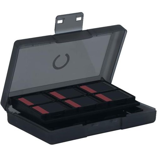 Kal-Boîtier De Protection Et Transport Pour Cartouches De Jeux Nintendo Switch 2 - Antichoc - Anti-Rayures - 24 Rangements - Noir