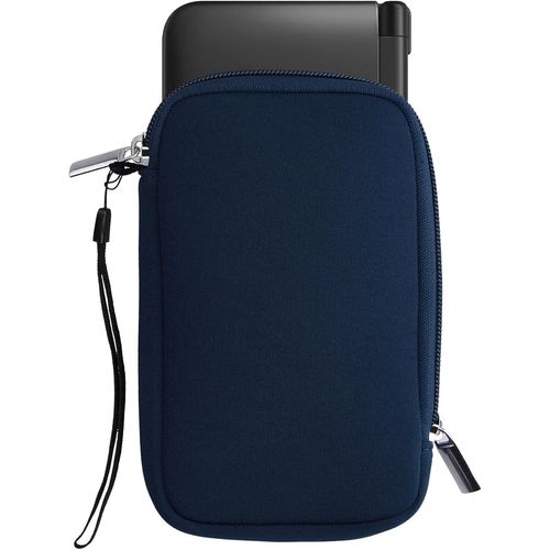 Kal-Housse Compatible Avec Nintendo 3ds Xl - Sacoche De Protection Pour Console De Jeux Vidéos En Néoprène - Bleu Marine