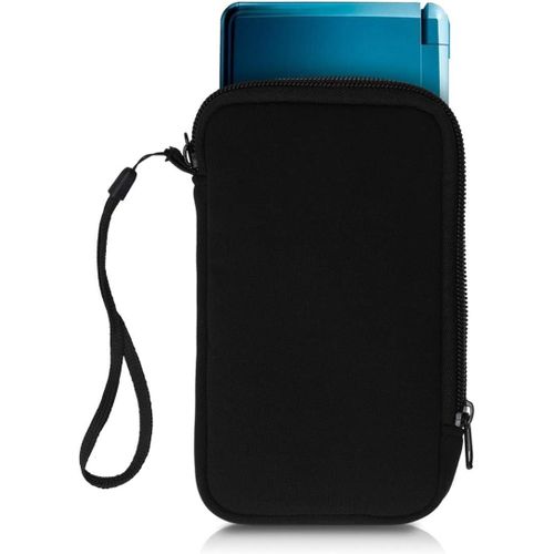 Kal-Housse Compatible Avec Nintendo 3ds Xl - Sacoche De Protection Pour Console De Jeux Vidéos En Néoprène - Noir