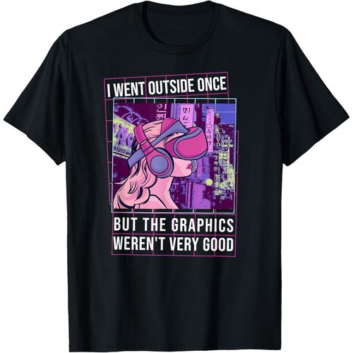 Kal-Gamer Pc Gaming Jeux Vidéo Vaporwave Vr Headset Gamer T-Shirt