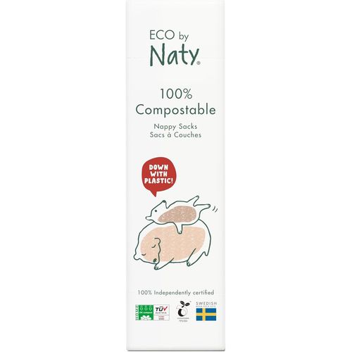 Checarzhn--No1-50 Sacs À Couches Ecologiques Jetables, 100% Biodégradable
