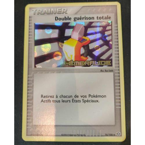 Pokemon Double Guerison Totale 76 / 106 Holo Reverse