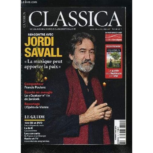 Classica N°133 Rencontre Avec Jordi Savall