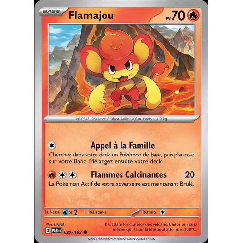 Carte Pokémon - Flamajou 020/182 - Faille Paradoxe Ev04
