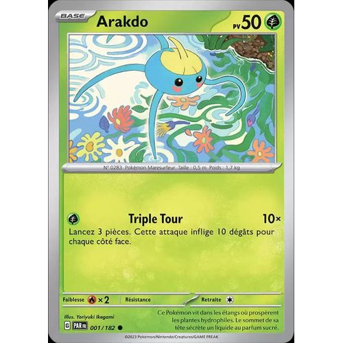 Carte Pokémon - Arakdo 001/182 - Faille Paradoxe Ev04