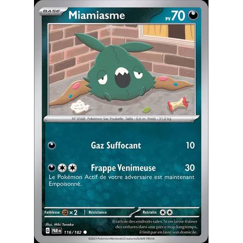 Carte Pokémon - Miamiasme 116/182 - Faille Paradoxe Ev04