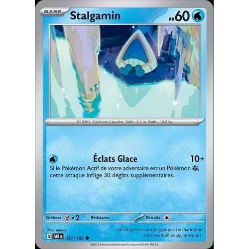 Carte Pokémon Stalgamin 037/182  Ev4 Ecarlate Et Violet Par Fr