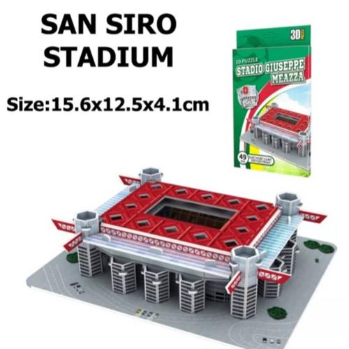 Puzzle 3d Stade Football Foot San Siro Giuseppe Meazza Milan