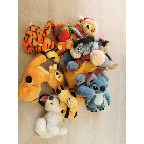 Lots Grandes Peluches Disney Store & Pooples -