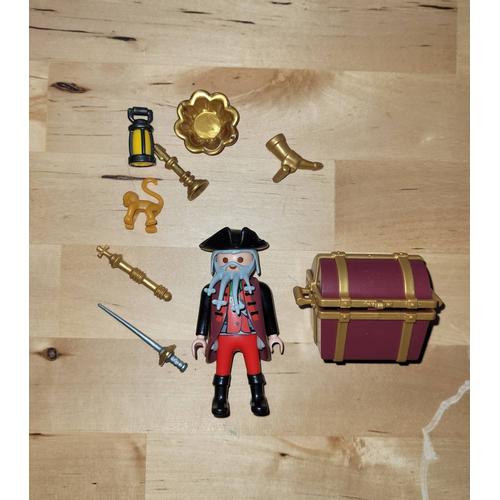 Playmobil Pirate Avec Coffre Aux Trésors