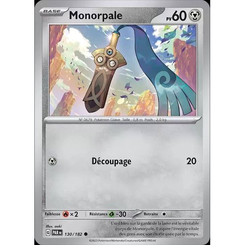 Carte Pokemon Monorpale 130/182  Ev4 Ecarlate Et Violet Par Fr