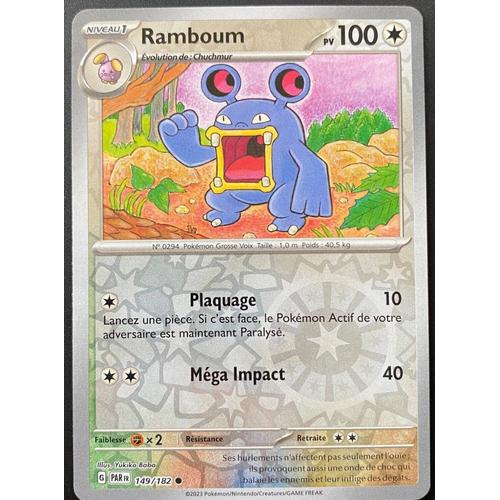 Carte Pokemon Ramboum Reverse 149/182  Ev4 Ecarlate Et Violet Par Fr