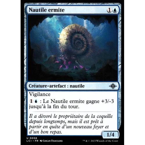 Nautile Ermite - Magic - Les Cavernes Oubliées D' Ixalan Vf - U - 58