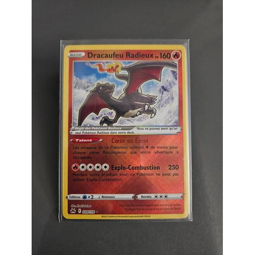 Carte Pokemon Dracaufeu Radieux 20/159 Zénith Supreme Ultra Rare Fr