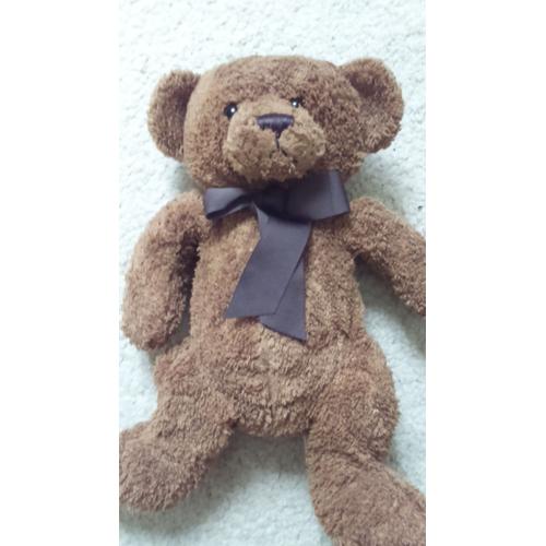 Jolie Peluche Ourson Brun 40 Cm Idée Cadeau