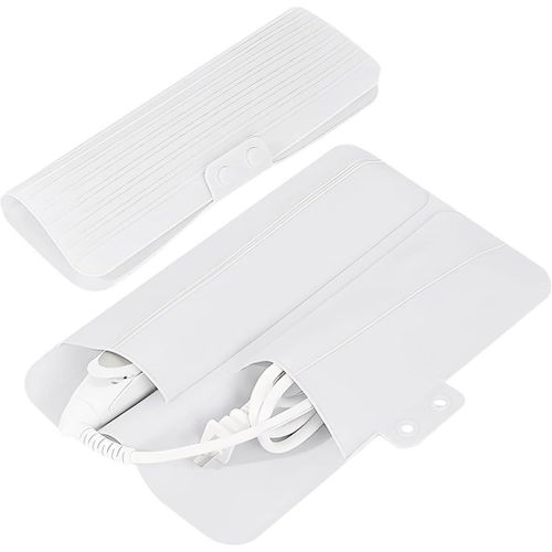 KAL-Grand Tapis Pochette Résistant À La Chaleur En Silicone Pour Boucleur À Cheveux, Vapeur, Sèche-Cheveux, Boucler, Lisser, Brosse Chauffante Lissante Professionnel