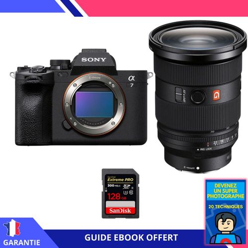 Sony Alpha 7 IV + FE 24-70mm f/2.8 GM II + 1 SanDisk 128GB Extreme PRO UHS-II SDXC 300 MB/s + Ebook ""Devenez Un Super Photographe"" - Appareil Photo Sony