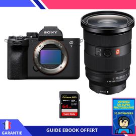 Sony Alpha 7 IV + FE 24-70mm f/2.8 GM II + 1 SanDisk 64GB Extreme PRO UHS-II SDXC 300 MB/s + Ebook ""Devenez Un Super Photographe"" - Appareil Photo Sony