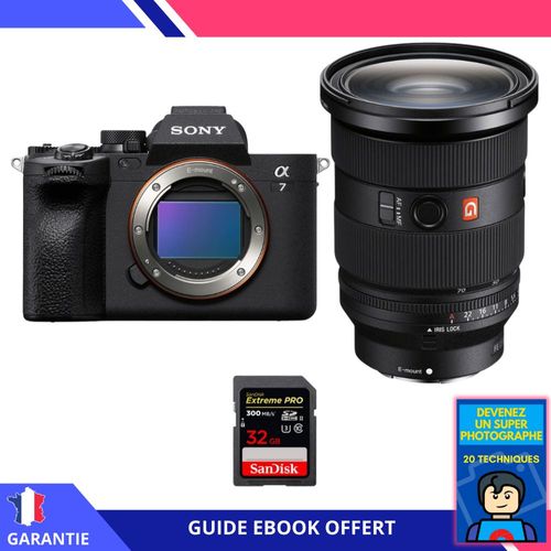 Sony Alpha 7 IV + FE 24-70mm f/2.8 GM II + 1 SanDisk 32GB Extreme PRO UHS-II SDXC 300 MB/s + Ebook ""Devenez Un Super Photographe"" - Appareil Photo Sony