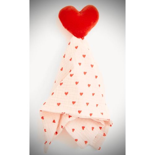 Doudou H&m Lange Coton C?Ur Jouet Bébé Naissance Soft Toy Sweat Heart Baby 