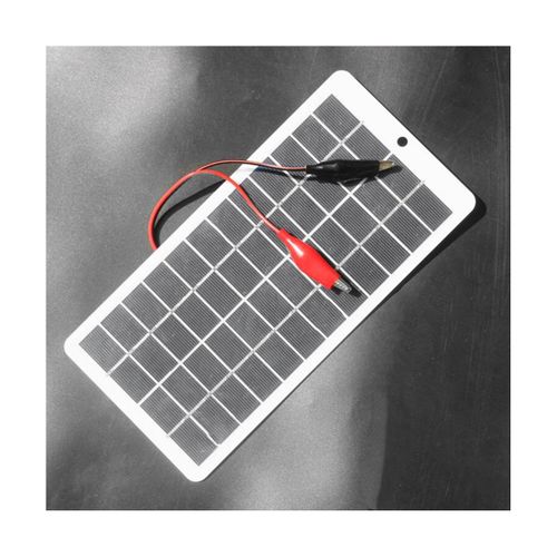 Panneau Solaire 5w 12v Panneaux De Polysilicium Chargeur De Batterie Solaire Extérieur Panneau Solaire Portable Pour Chargeurs De Téléphone Portable
