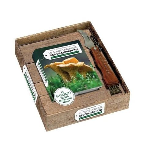 Coffret Le Guide Larousse Des Champignons - Reconnaître Les 170 Espèces Les Plus Courantes - Avec 1 Couteau À Champignons