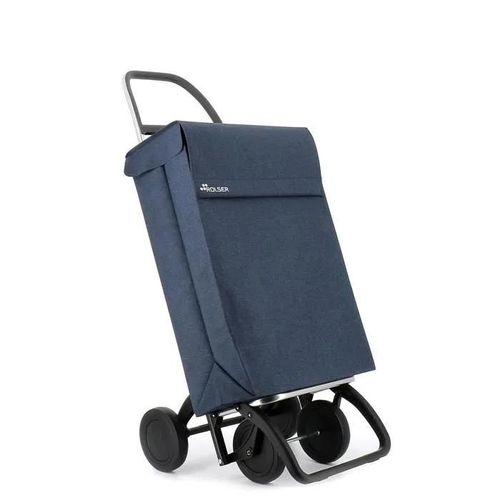 Rolser Chariot de supermarché Jean Tweed - 4 Roues - Marino
