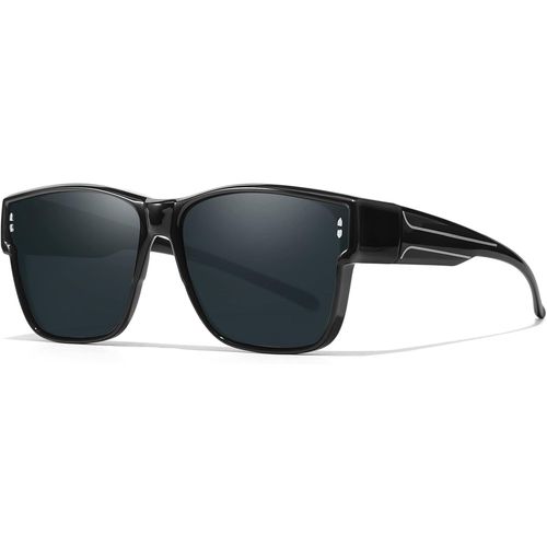 Surlunettes De Soleil Lunettes De Soleil Homme Polarisées Clip Lunettes De Soleil Femme Clip Solaire Pour Lunettes De Vue Attache Lunettes Uv400 Protection