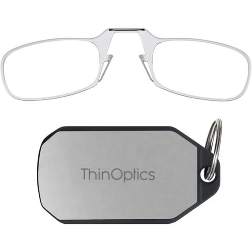 Lunettes De Lecture Avec Étui Porte-Clés - Unisexe Homme Femme - Lunettes De Lecture Compactes, Pliables Et Légères Avec Technologie Flex-Fit