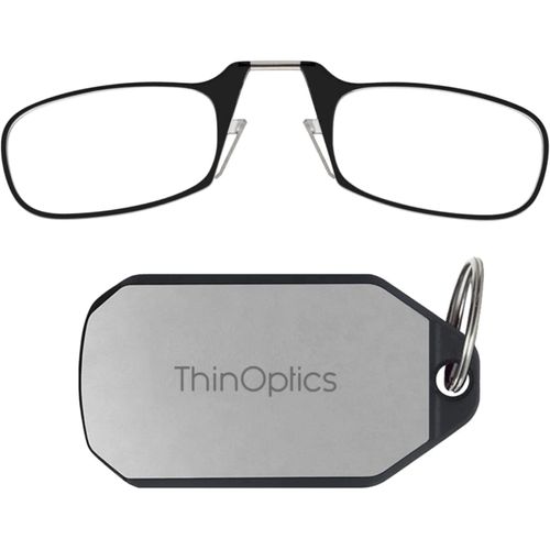 Lunettes De Lecture Avec Étui Porte-Clés - Unisexe Homme Femme - Lunettes De Lecture Compactes, Pliables Et Légères Avec Technologie Flex-Fit