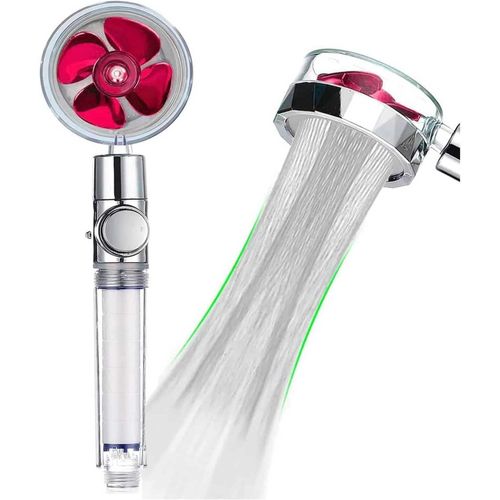 CHECARZHN--NO1-Deals Douche Haute Pression À Économie D'Eau Haute Pression Avec Filtre Avec Interrupteur Facile À Installer Douchette Turbocompressée À 360 Degrés De Rotation