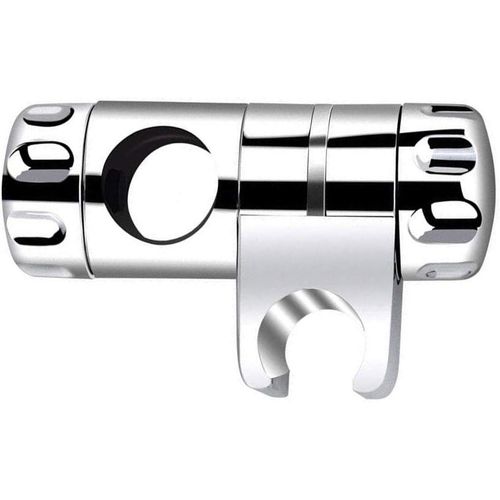 CHECARZHN--NO1-Support De Douche Réglable, Support De Douche De Rechange En Abs, Support De Douche À Main Pour Barre De Douche Coulissante, Support De Serrage 25 Mm