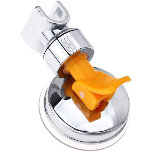 CHECARZHN--NO1-Support De Pommeau De Douche Rotatif À 360° Réglable Universel En Abs Chromé Pour Marbre Verre Métal Céramique Salle De Bain