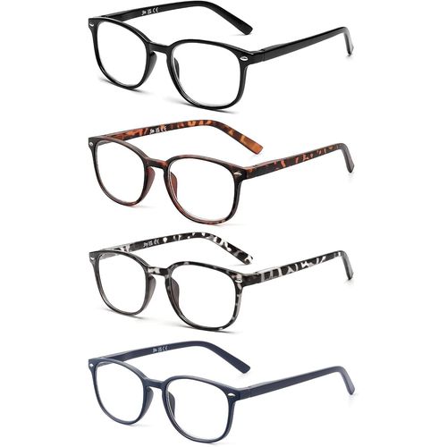Lunettes De Lecture Charnière À Ressort Presbyte Hommes Femmes Carré Lunettes De Vue