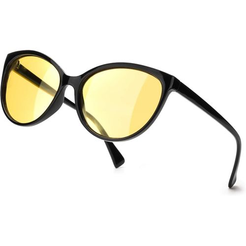 Lunettes De Vision Nocturne Polarisées Pour Femmes, Lunettes De Conduite Nocturne Réduisent L'éblouissement Lunettes De Nuit Protection Uva Uvb