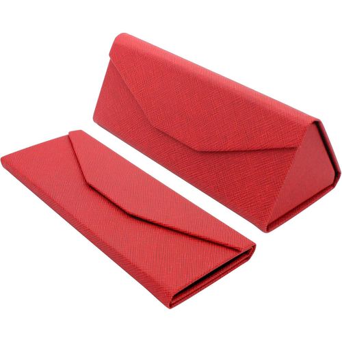 Étui Pliable À Lunettes De Soleil - Boîte Rigide [Triangulaire] Avec [Fermeture Magnétique] Et Doublure Intérieur Protection Vue Lecture Fashion Design Unisexe Femme Homme Enfant Voiture Mode