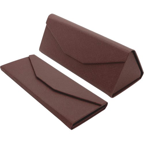 Étui Pliable À Lunettes De Soleil - Boîte Rigide [Triangulaire] Avec [Fermeture Magnétique] Et Doublure Intérieur Protection Vue Lecture Fashion Design Unisexe Femme Homme Enfant Voiture Mode