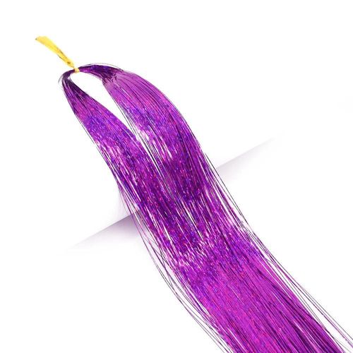 Kit De Guirlandes Avec Outils Pour Cheveux De Fée, Guirlandes Résistantes À La Chaleur, Scintillantes Et Brillantes, Extensions De Cheveux Colorées