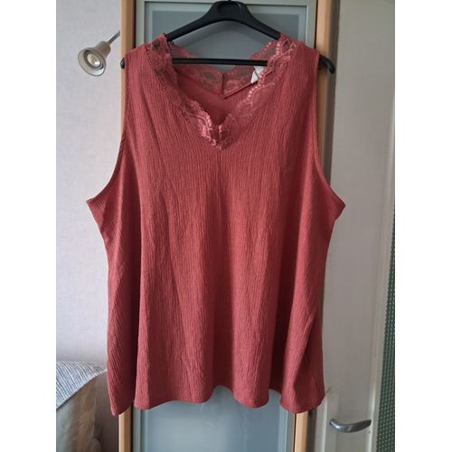 Débardeur Neuf Taille 54-56 Couleur Brique