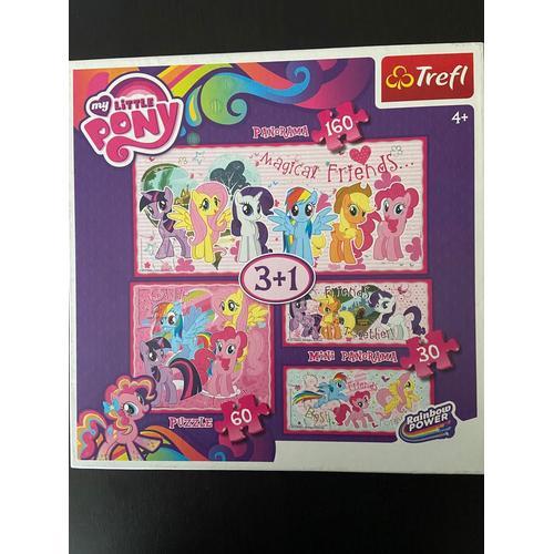Puzzles My Little Pony 2x30, 60 Et 160 Pièces.