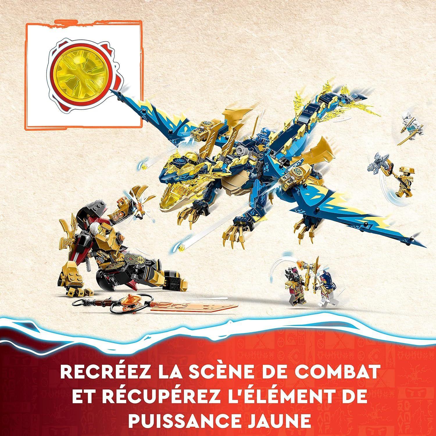 LEGO 71796 Ninjago Le Dragon Élémentaire Contre Le Robot de l'Impératrice,  Grand Jouet de Construction pour Noël, avec Figurines et 6 Minifigurines  Ninja, Set de Collection, Cadeau Enfants : : Jeux et