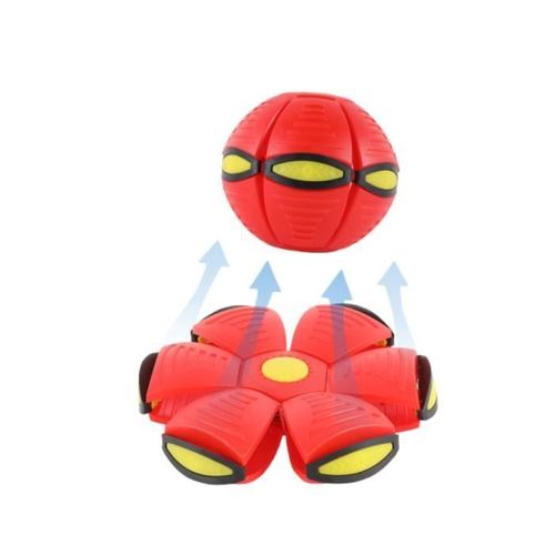 Jouet Pour La Famille Et Les Animaux, Balle Volante De Déformation Ufo Interactive, Combinant Ballon De Foot, Basket-Ball Et Frisbee.