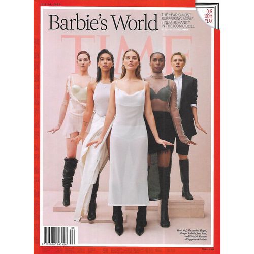 Time Vol.202 3&4 24/07/2023 Barbie's World/ Margot Robbie/ Barbados, Advocate For Reparations/ Megan Rapinoe/ Bereavement Camps