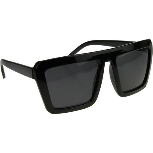 Lunettes De Soleil Unisexe Avec Visière Plate Et Design Vintage Et Tendance À 100% Uv400, Verres Gris+Cadre Noir Mat